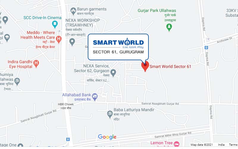 Location Map - Smartworld Gurgaon Sector 61